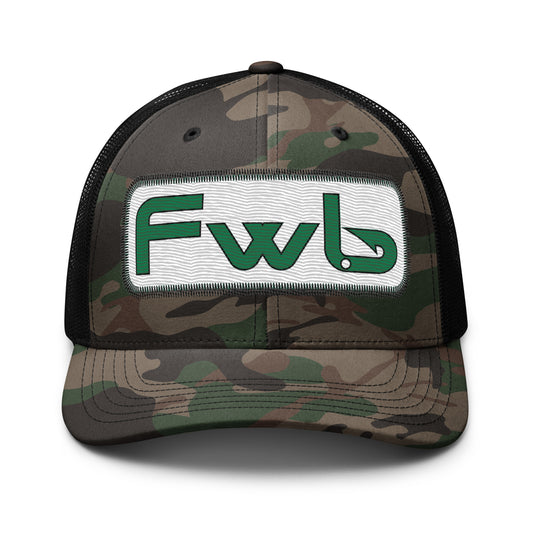 FWB Black/Camouflage Otto Trucker Hat