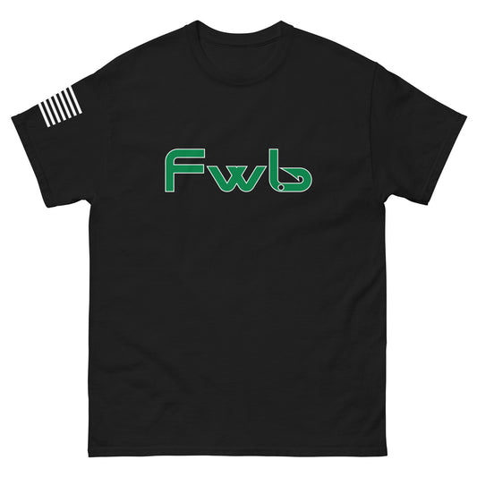 FWB Black Men's Classic Tee W/ US Flag